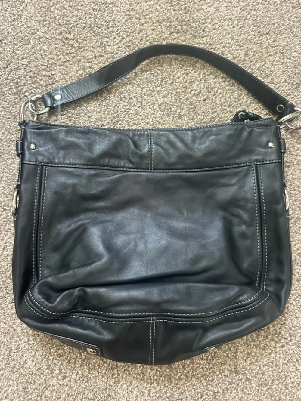 Coach Purse- all leather, worn once! - Picture 2 of 10